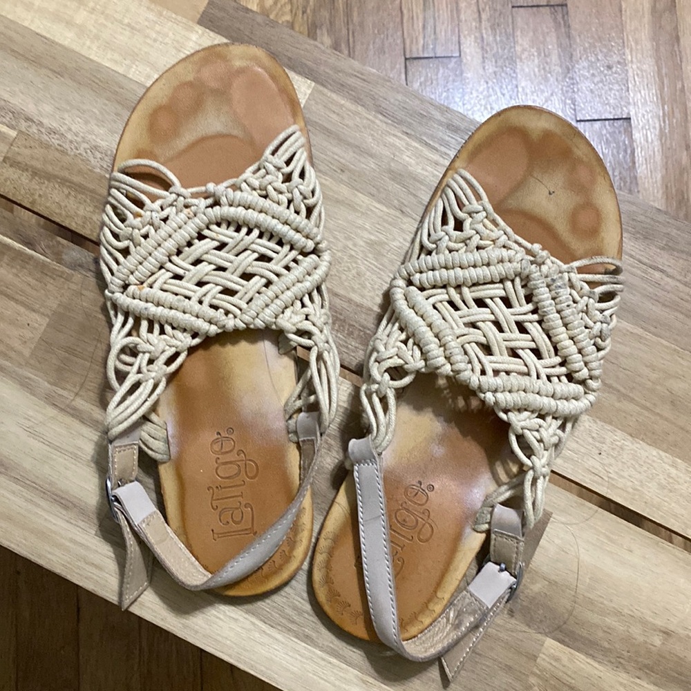 Comfy sandals from Anthropologie